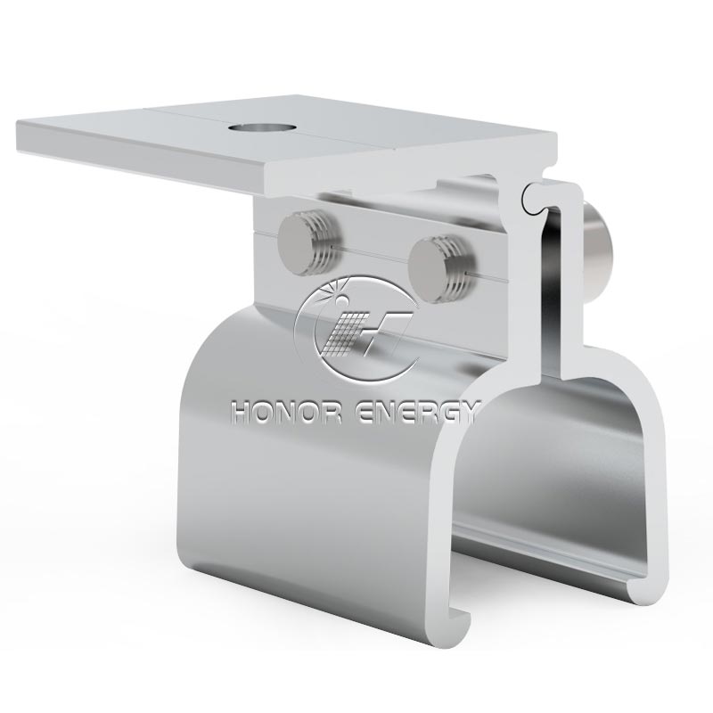 உலோக கூரைக்கு சூரிய கிளிப்-கடிகாரம்